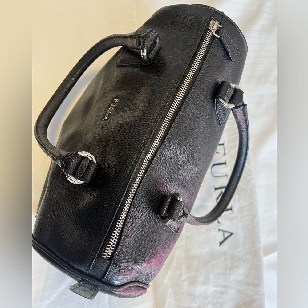 Furla Black Leather Bag